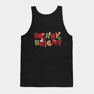 Merry and Bright Christmas Tank Top